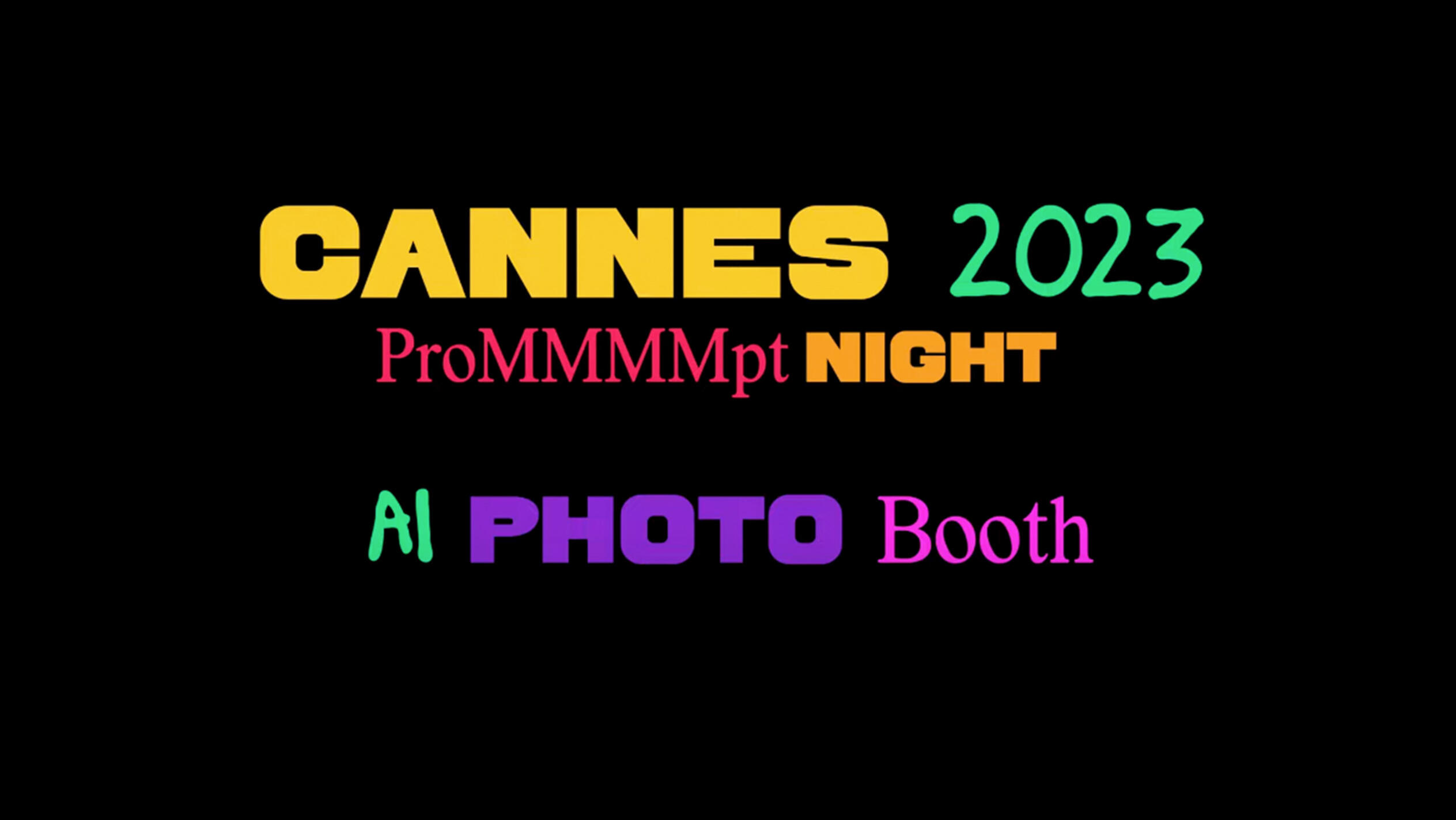 Cannes AI Photobooth (2023) ๐ณ๐ฑ ๐ซ๐ท #interactive #installation #AI #fabrication #immersive #live